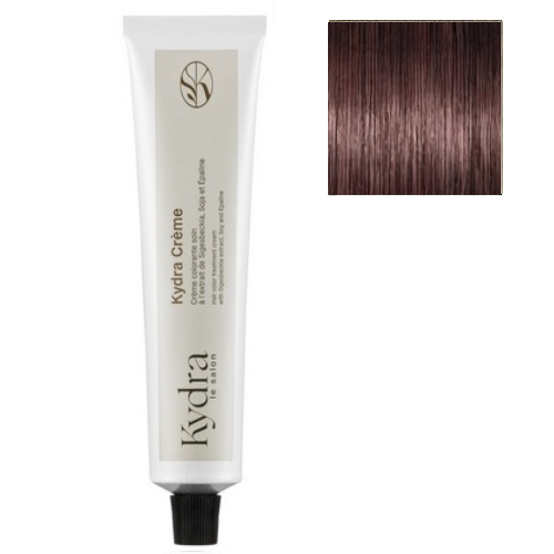 Kydra Hair Color Treatment Cream - Краска для волос 4/15 - пепельно-махагоновый коричневый